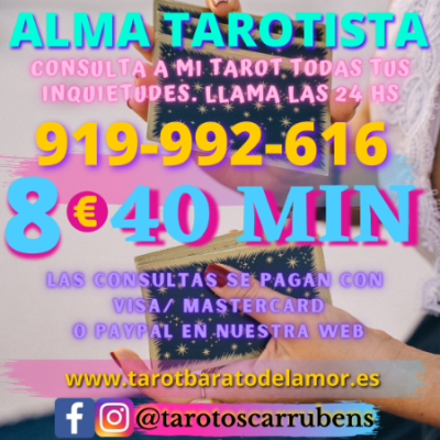 tarot barato solo 8 euros 40 min.